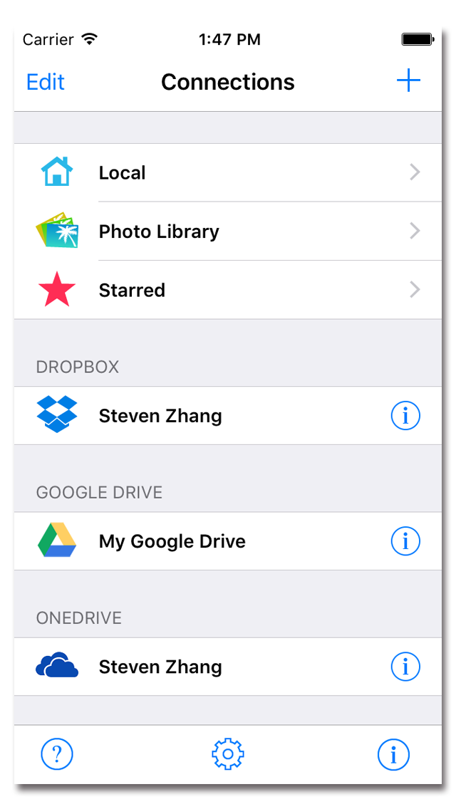 Cloud storage options in Photo Manager Pro