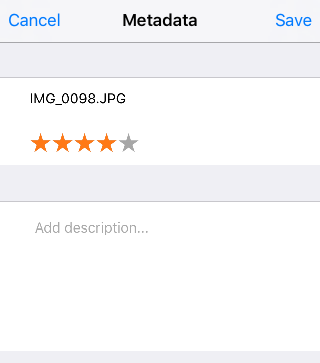 Photo metadata controls in Photo Manager Pro